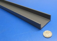 PVC U Channel, Grey .137"