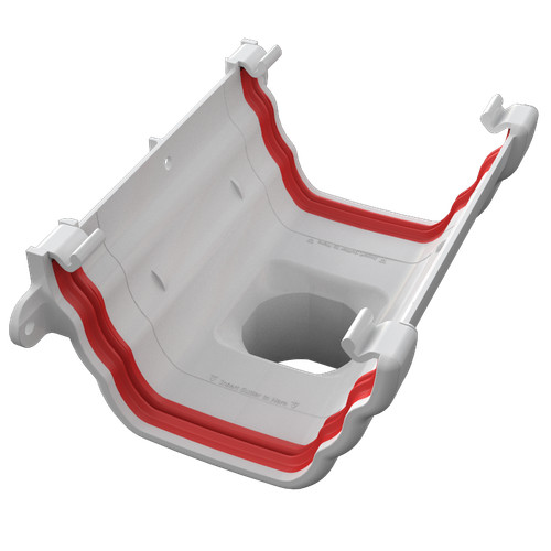 Upvc white ogee - ogee, gutter