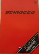 VW Volkswagen Scirocco GLS GLi Mk 1 1979-80 Original UK Brochure 983/119.045.25
