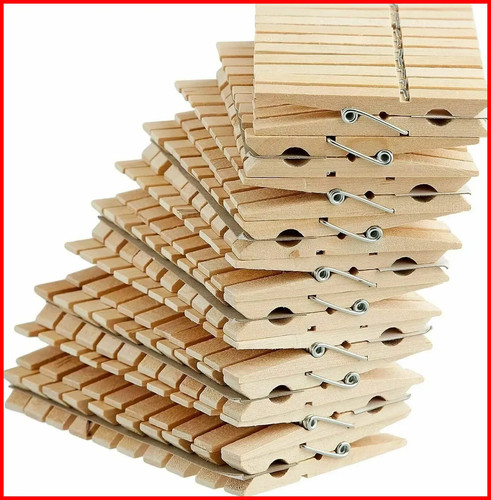 100 solid wooden clothes - wooden,