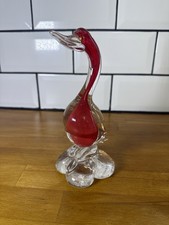 Vintage Murano Style Red &
