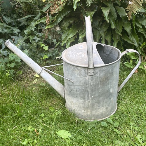 Vintage galvanised watering - vintage,