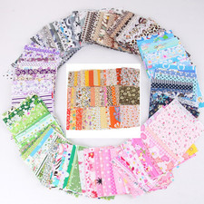 Patchwork Quilting Fabric Kit 50Pcs 10x10cm Handmade Sewing Craft Assortment