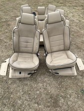 Land Rover Discovery 2 TD5/V8, 98-04 Cream Leather Seat Set Non Electric