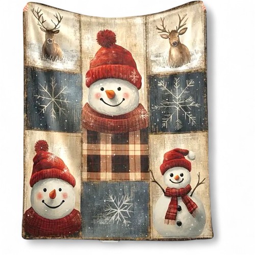 Snowman style christmas soft - snowman,