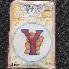 Anchor Forever Friends Cross Stitch Kit FRC26Y letter Y