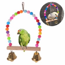Pet Bird Swing Parrot Parakeet