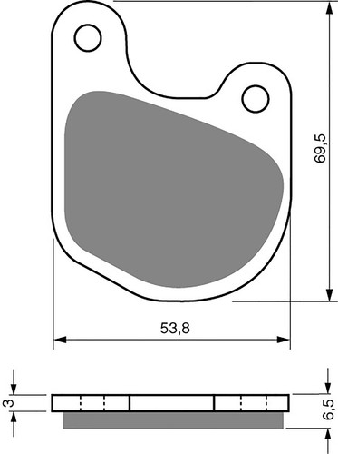 Brake disc pads - brake,