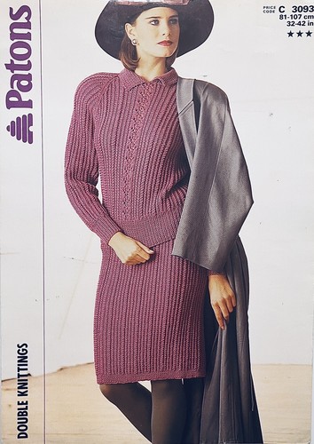 Patons knitting pattern 3093 - pattern,