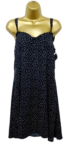Primark black polka dot - primark, swing