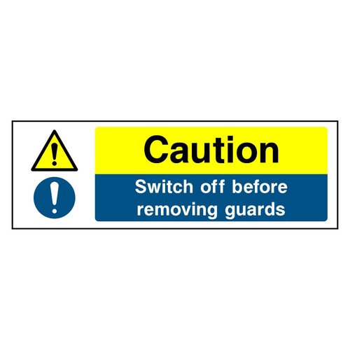 Caution switch off before - off,