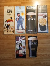 6 x Guinness Advertising Collectables Calendars Postcard Pictures job lot
