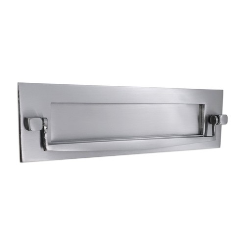Letter plate with door - letter,