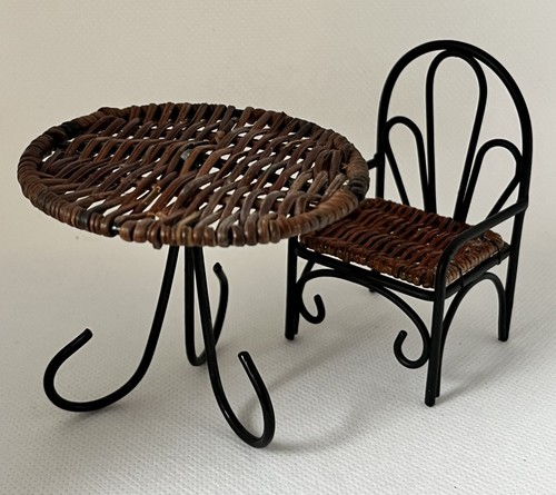 Dolls house furniture - , wicker
