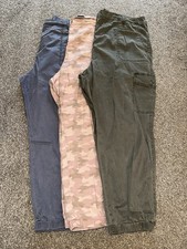 Womens M&S Cargo Trousers X 3
