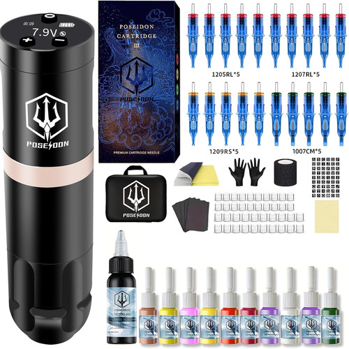 Wireless tattoo pen kit - tattoo,