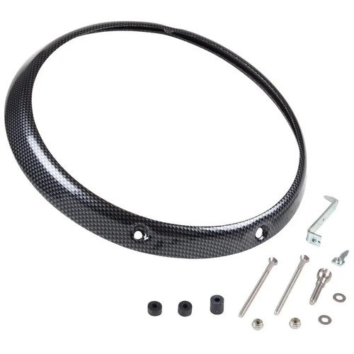 Headlight rim carbon - headlight,