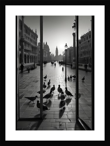 Intimate venice canals framed - intimate,