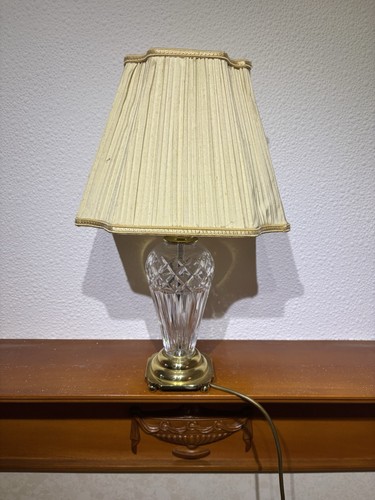Waterford crystal table - waterford, lamp
