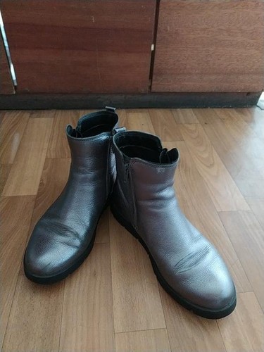 Women ecco boots - women, silver