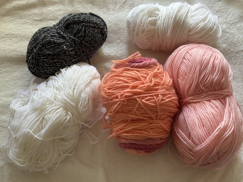 Mixed bag wool yarn - wool, for
