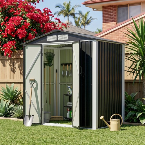 6x4ft metal garden shed - 6x4ft,