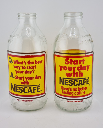 Vintage unigate milk bottles - 2,