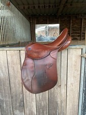 Kieffer Silverline Europe Ct 17” medium GP saddle in Havana