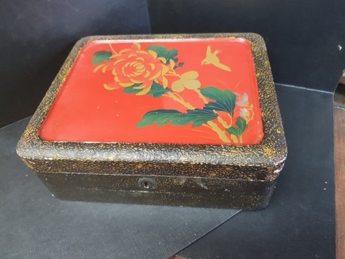 Vintage chinese jewellery box - vintage,