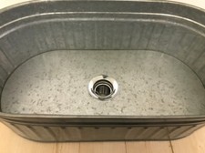 Galvanized Metal Fluted OVAL