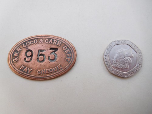 Gwr pay cheque - cheque, locomotive