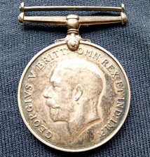 WW1 Solid Silver War Medal