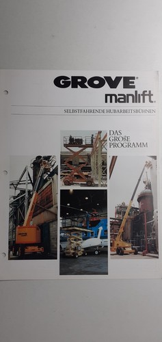 Grove manlift aerial work - grove:,