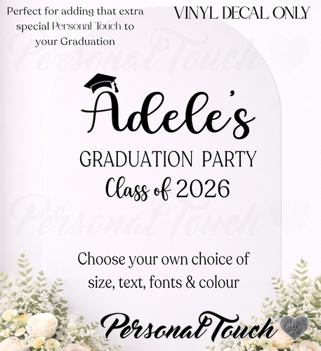 Personalised graduation party - graduation,