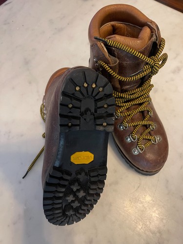 Vintage italian leather scarpa - leather,