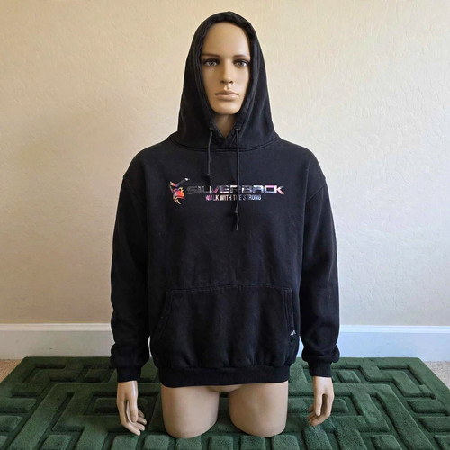 Silverback hoodie mens black - hoodie, l