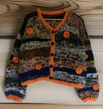 Hand knitted cardigan , UK size 16-18, New, cozy and warm ❤️?