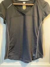 Icebreaker womens Grey Tee shirt short sleeve size M Merino 150