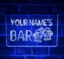 Personalised Home Bar LED Neon