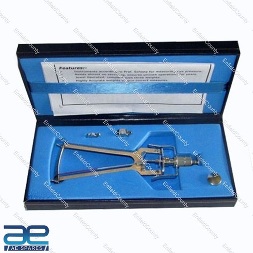 Schiotz tonometer with box - schiotz,