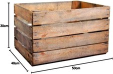 BARGAIN CLEARANCE Wooden vintage Crate Boxes Storage Apple Fruit Box Crates