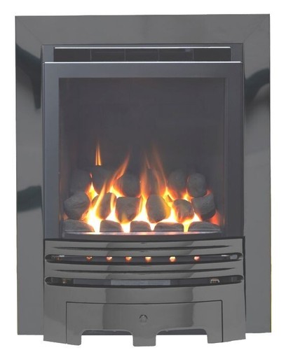 Gas fire black nickel - gas,