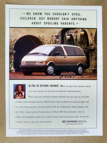 1996 toyota previa minivan - previa,