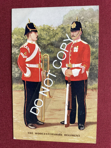 The worcester regiment card - ,