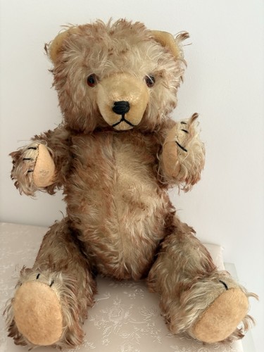 Vintage mohair teddy bear - mohair,