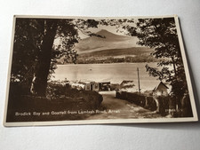 1936 Brodick Bay & Goatfell From Lamlash Road Arran Real Photographic Postcard