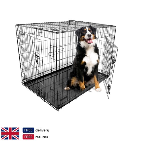 42in dog crate foldable - dog,