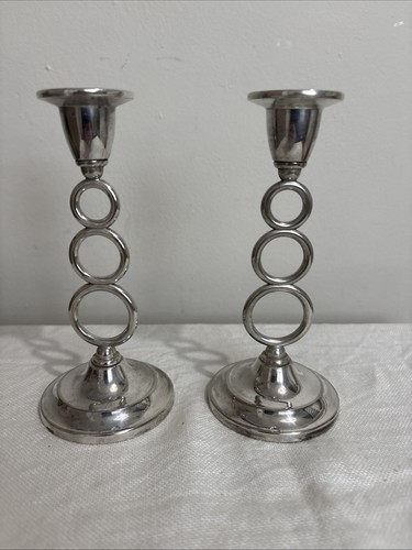Pair vintage silver plate - vintage,