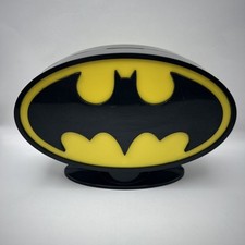 Batman Money Box DC Comics Plastic Money Box with Stopper Black Yellow Symbol
