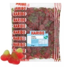 Haribo Happy Cherries Sweets 3kg Full Sealed Bag - Christmas Gift